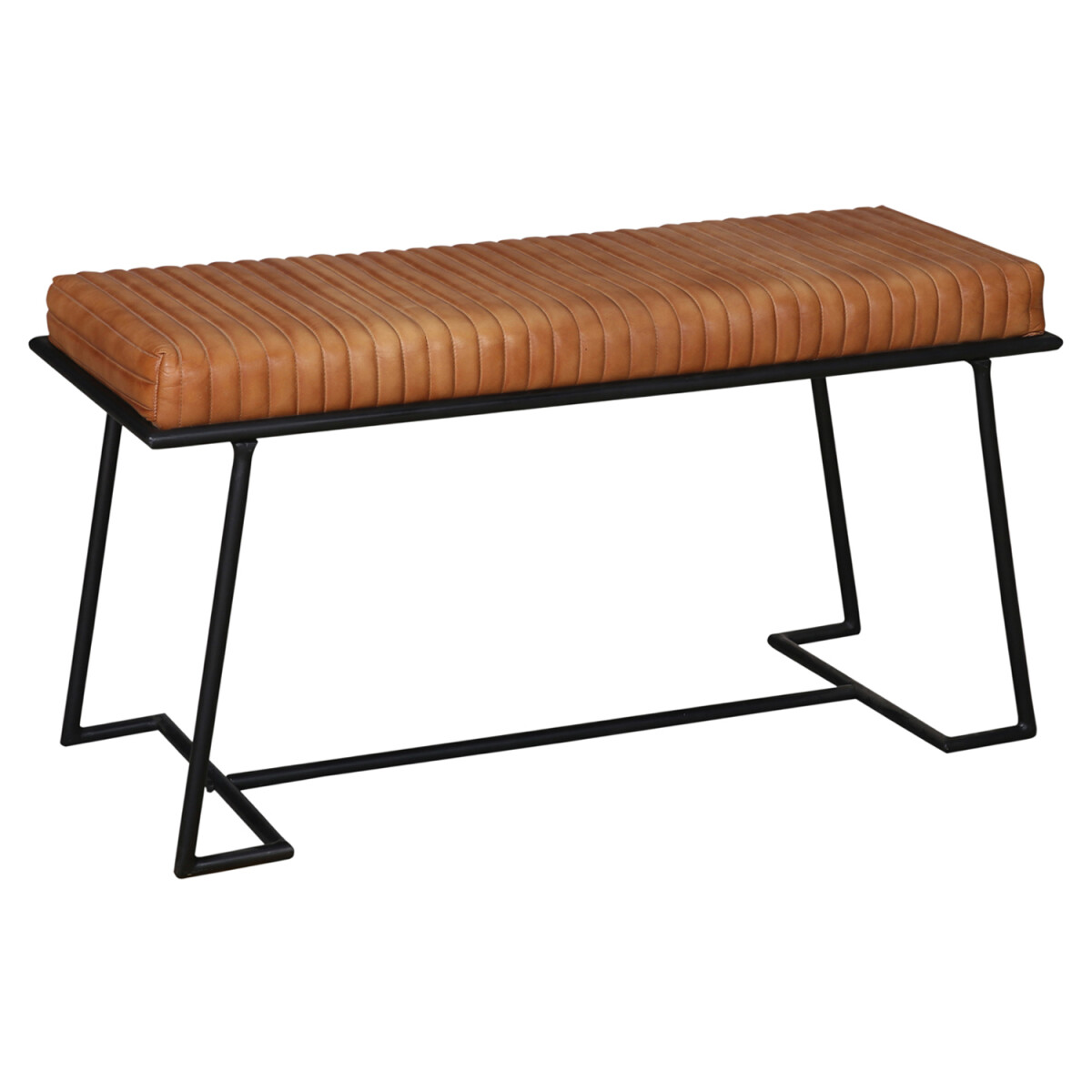 Lederen bank Adeva 100 cm – Bank v box