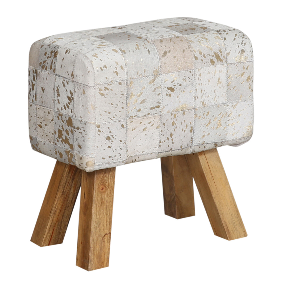 Adelphia-kruk 45 cm, patchwork lederen z box