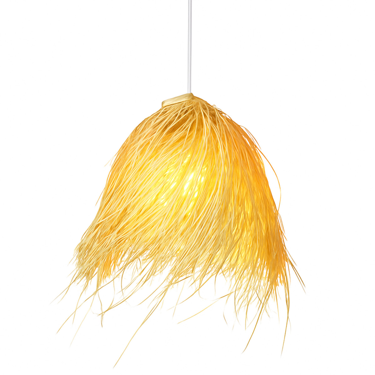 Hanglamp Oaxaca | Boho-hanglamp van palmblad Ø 35 cm 