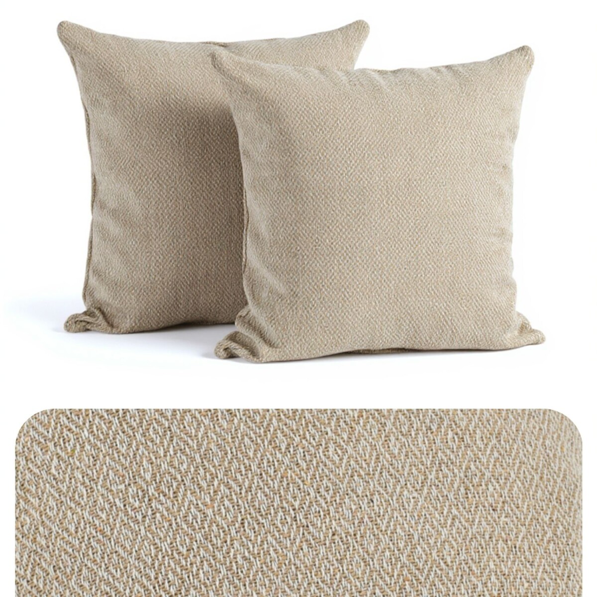 Set van 2 kussenslopen Calix Beige 40 cm box