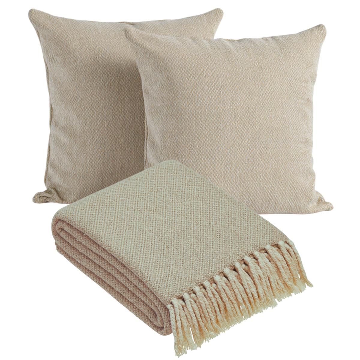 Boho-sprei & set van 2 kussens Calix box