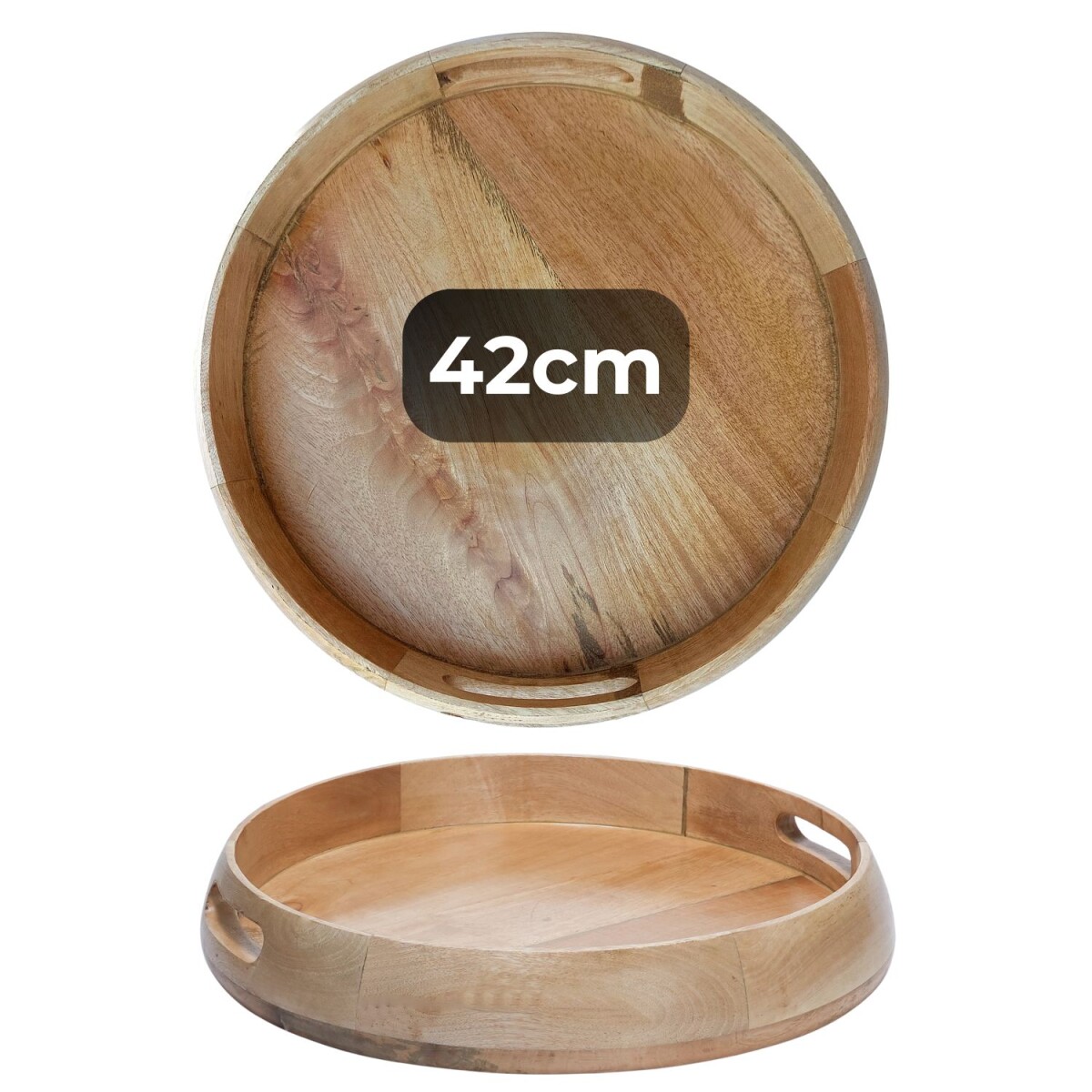Kahaya-dienblad | 40 x 6 cm, rond dienbl box
