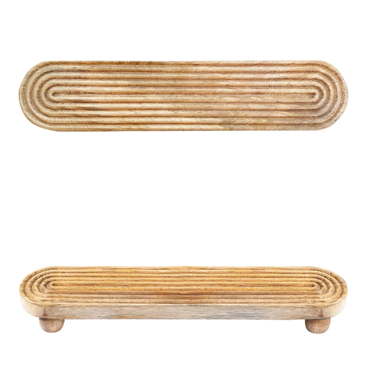 Kaarsenplateau Cailin | Ovaal decoratief box