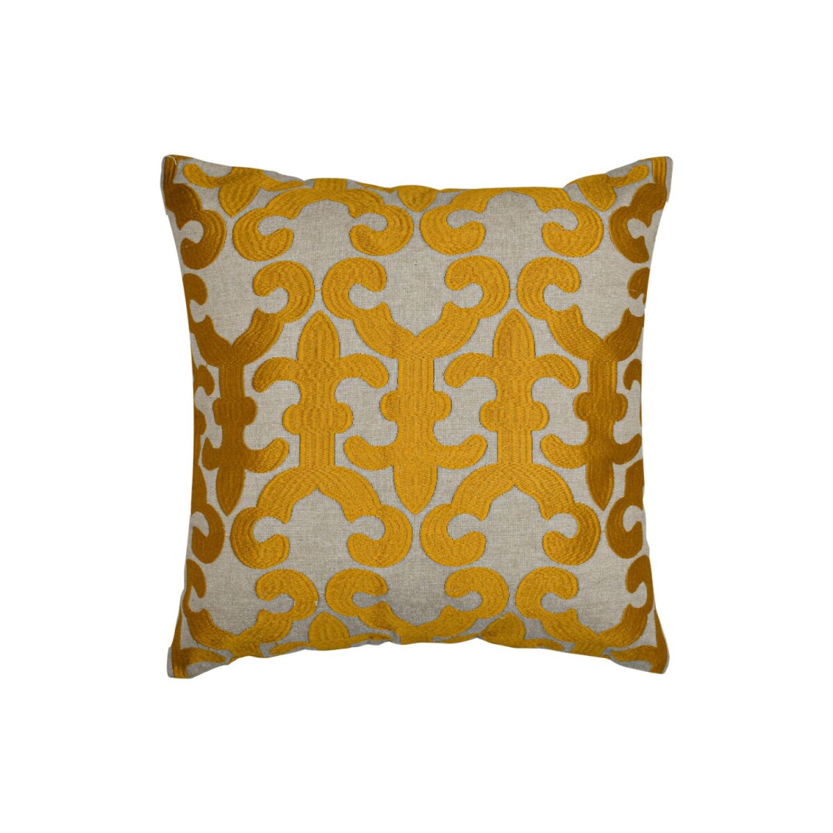 Handgemaakt kussensloop Kayon Gold 40x40 cm | Boho Vintage d