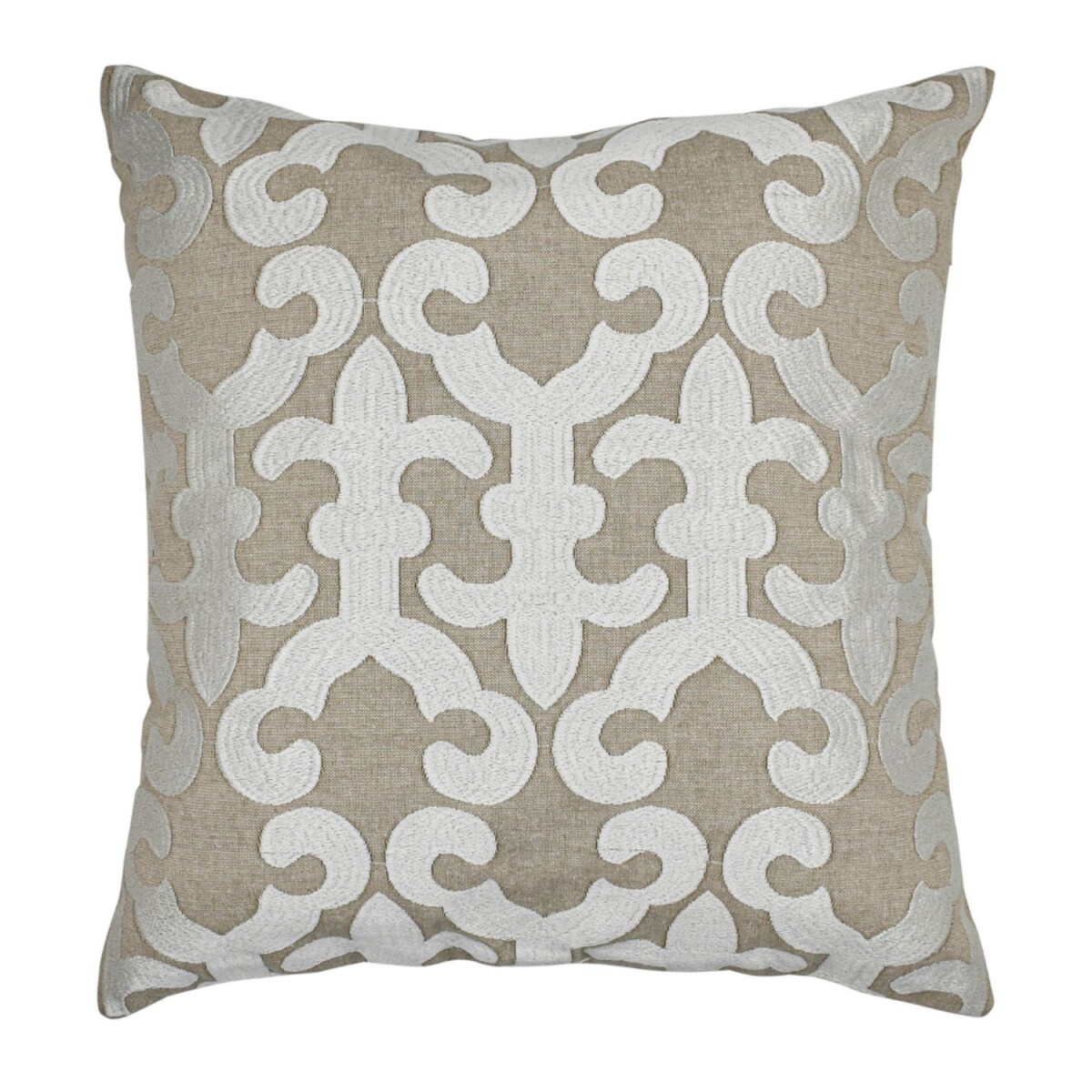 Handgemaakt kussensloop Kayon Wit 50x50 cm | Boho Vintage de