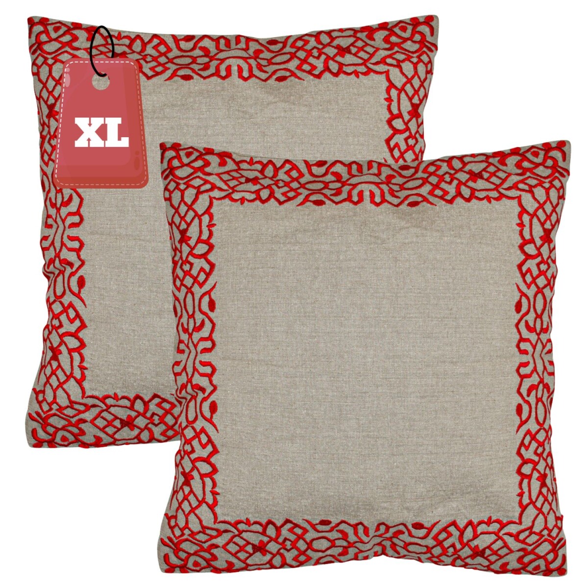 Set van 2 kussenslopen, handgemaakt, Fri box
