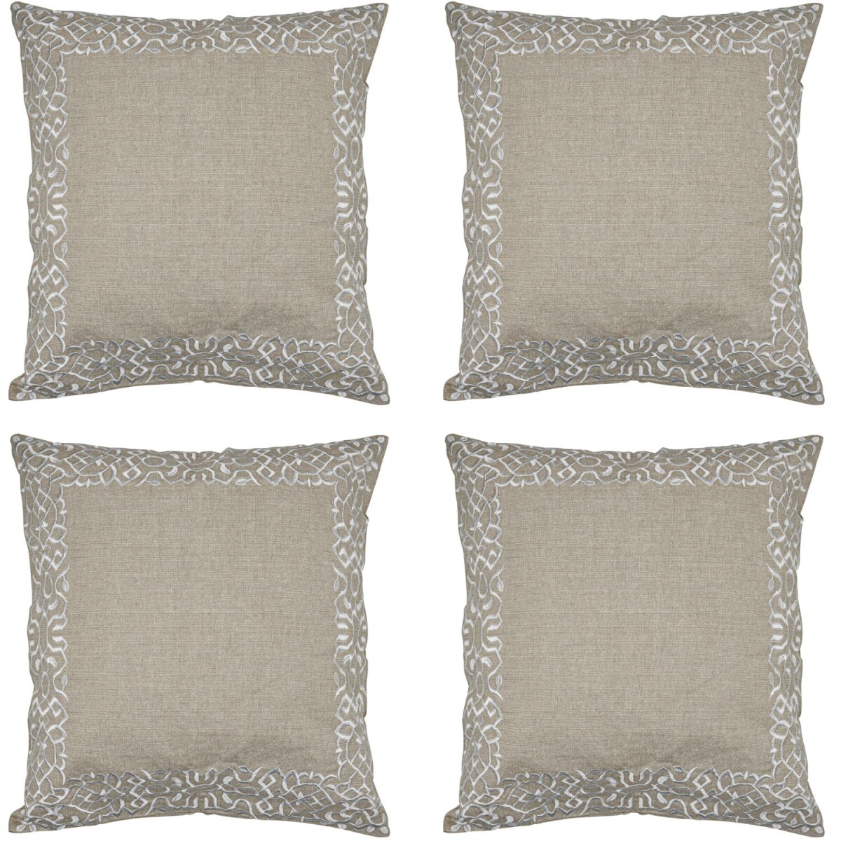 Set van 4 kussenslopen, handgemaakt, Fri box