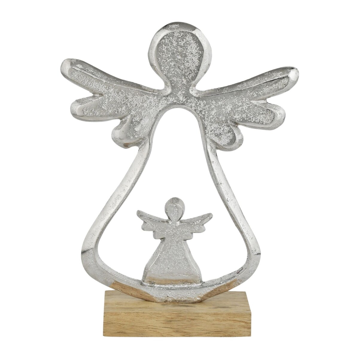 Decoratief figuurtje engel, zilver, 21 c box