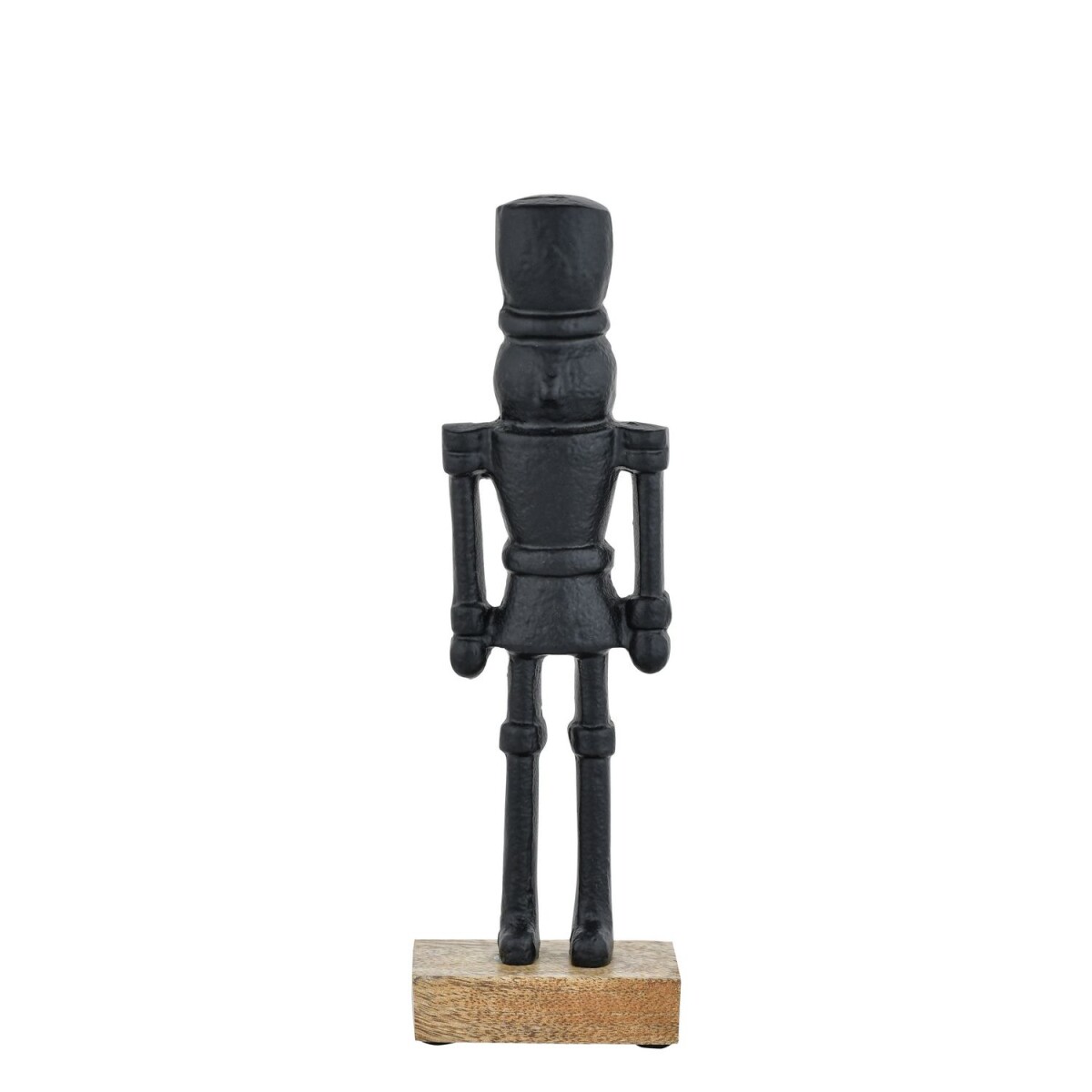 Decoratiefiguur notenkraker 22 cm, zwart box