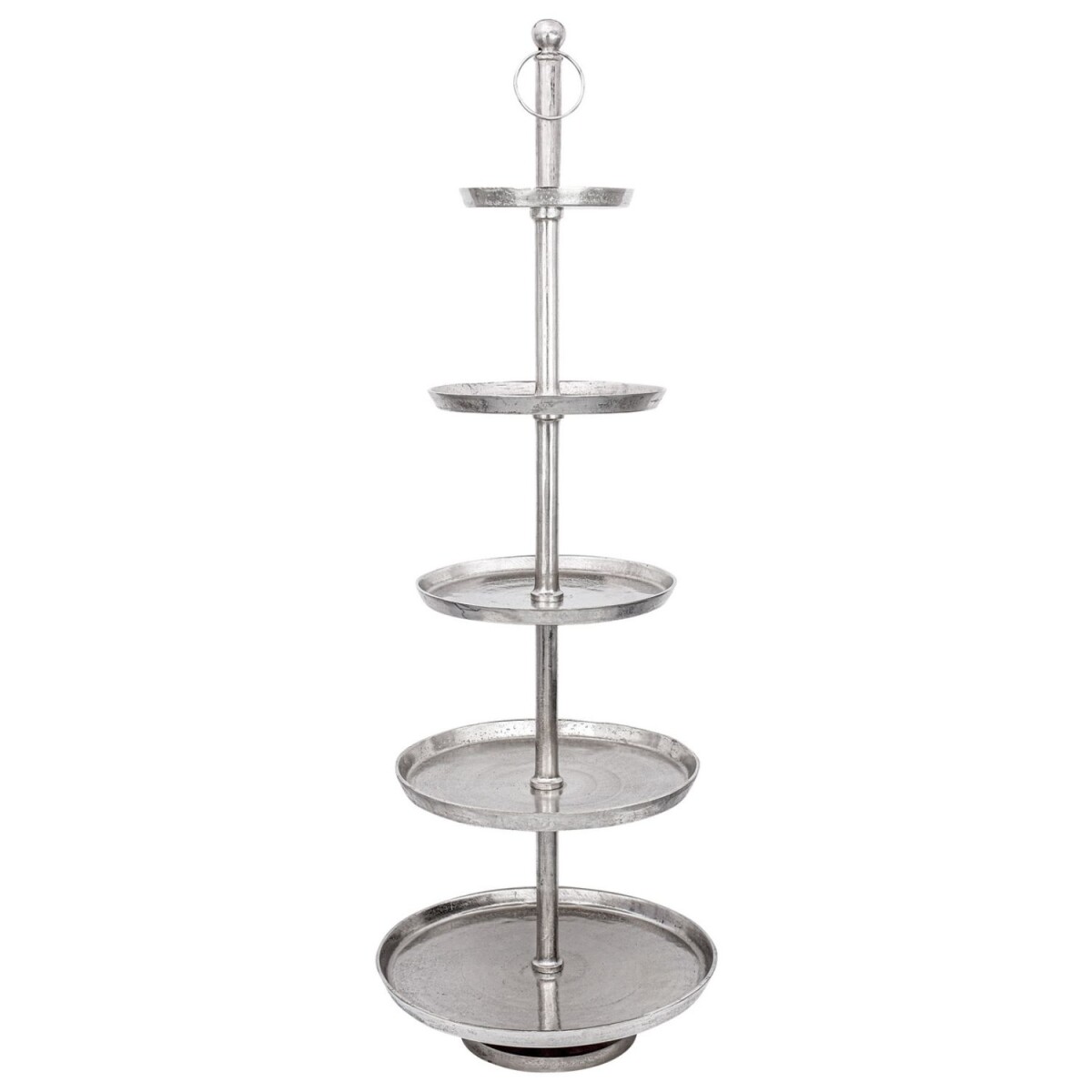 Etagère Annika XXL 180 cm, aluminium, zilverkleurig, 