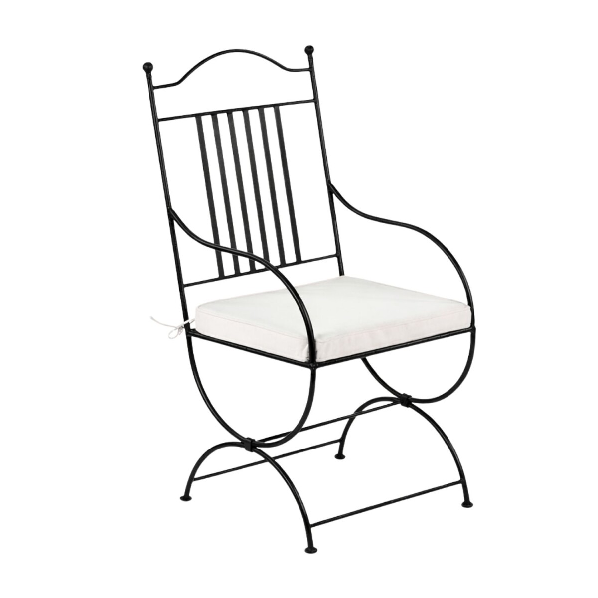 IJzeren stoel Ourense XL, handgesmeed |  box