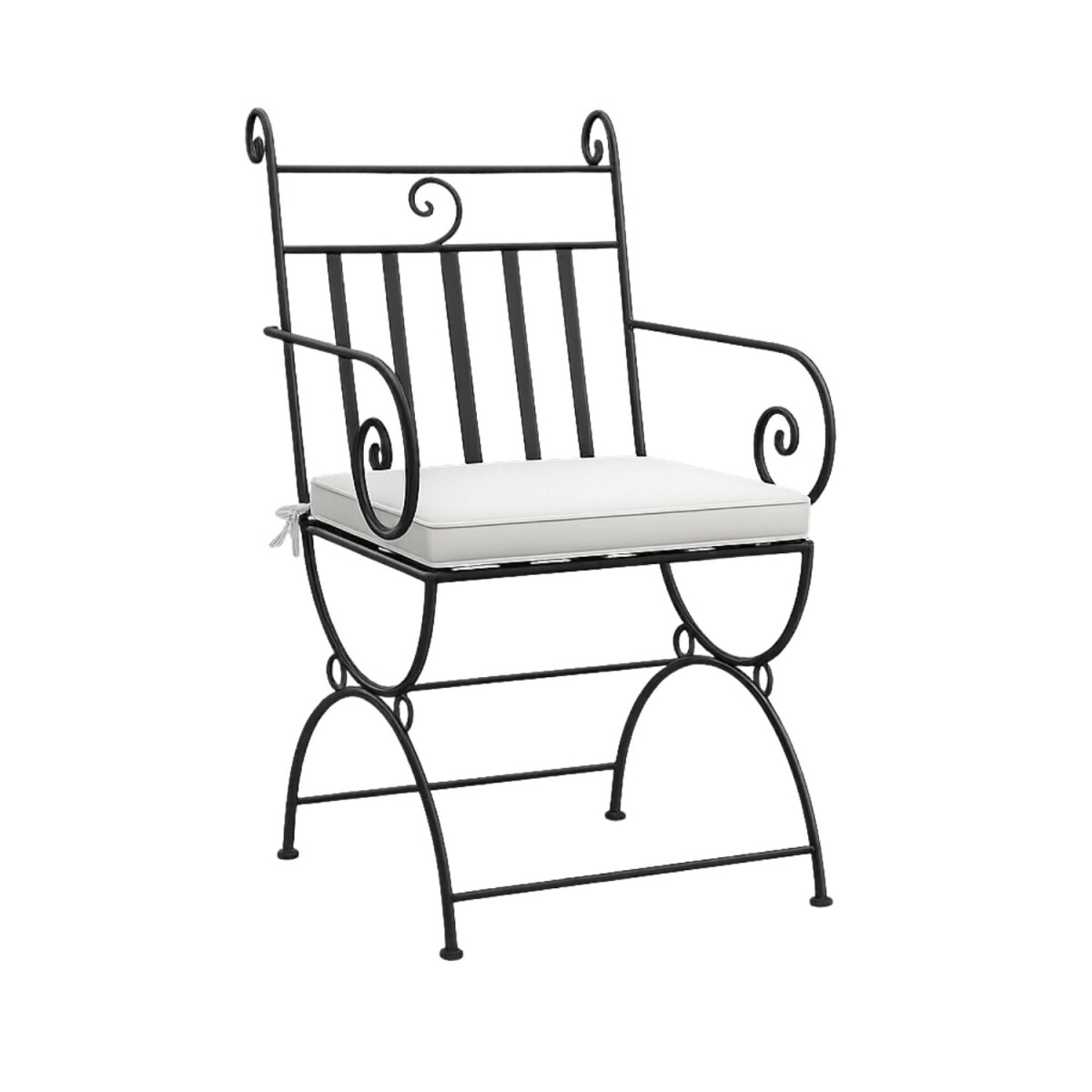 IJzeren stoel Oviedo, handgesmeed | Tuin box