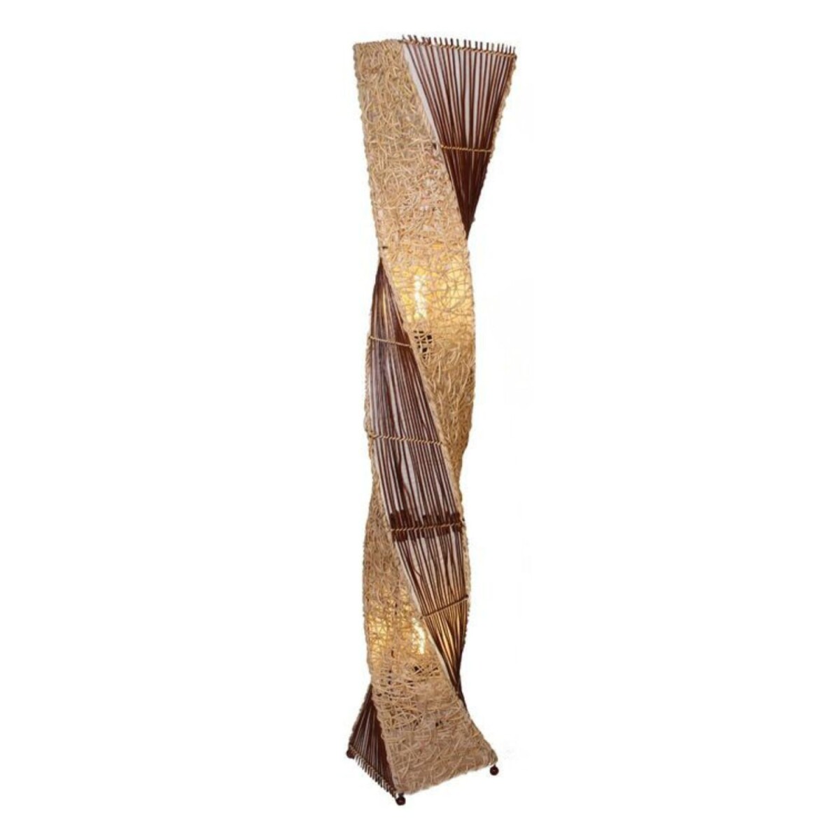 Staande lamp Marco 150 cm rotan, bananen box