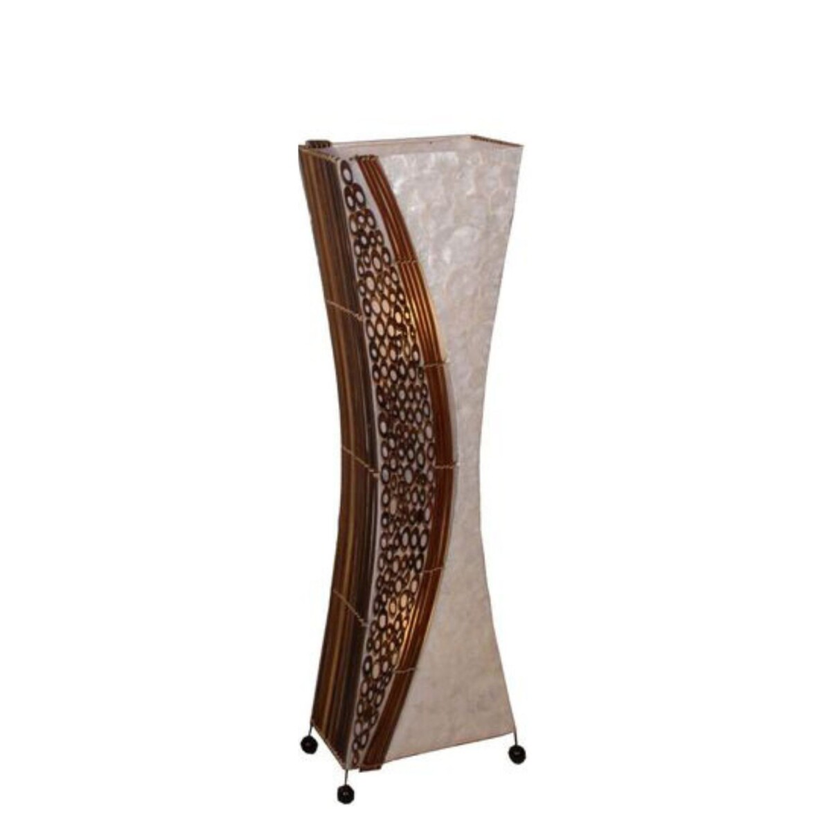 Staande lamp Wayan 100 cm Capiz bamboe,  box