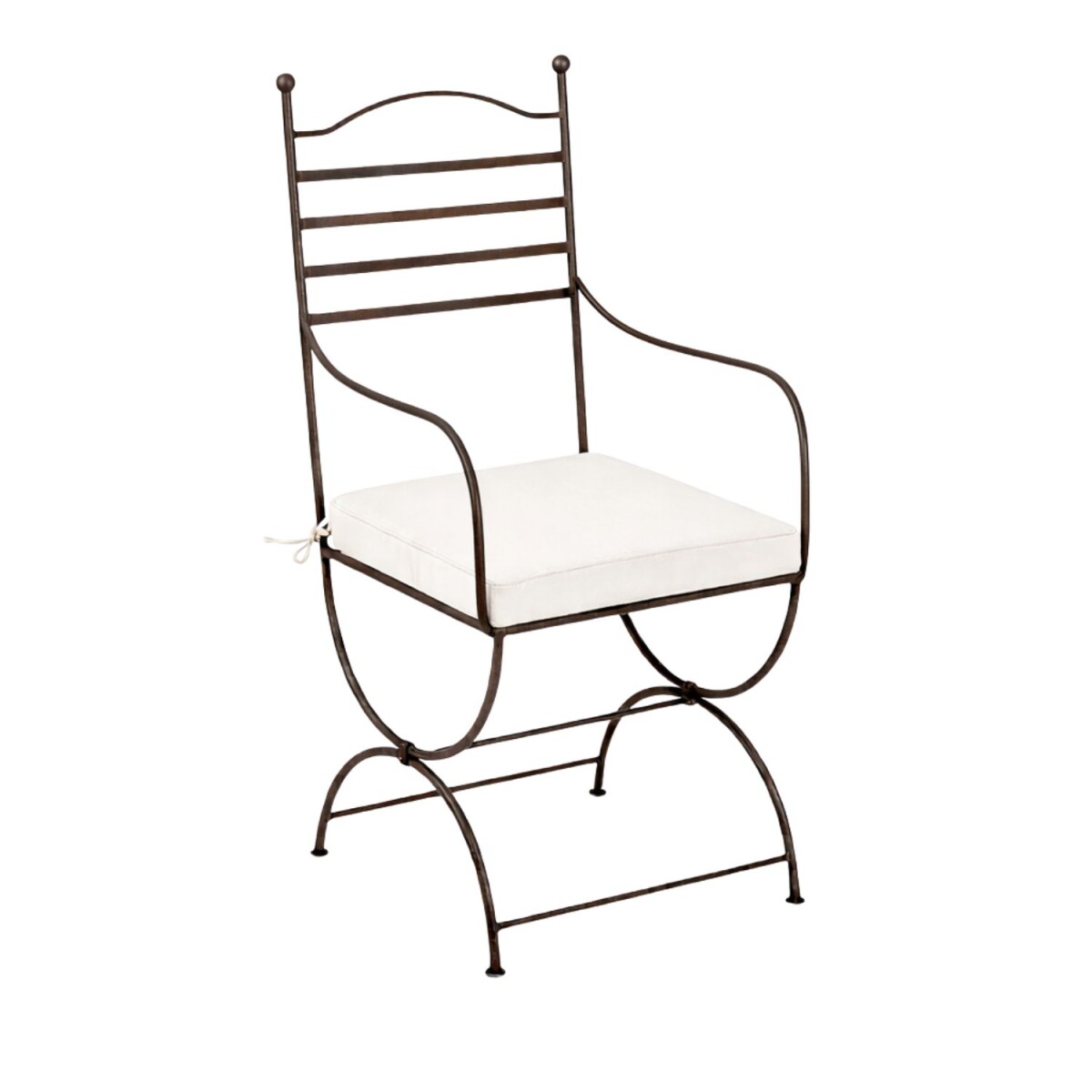 IJzeren stoel Palencia XL, handgesmeed | box