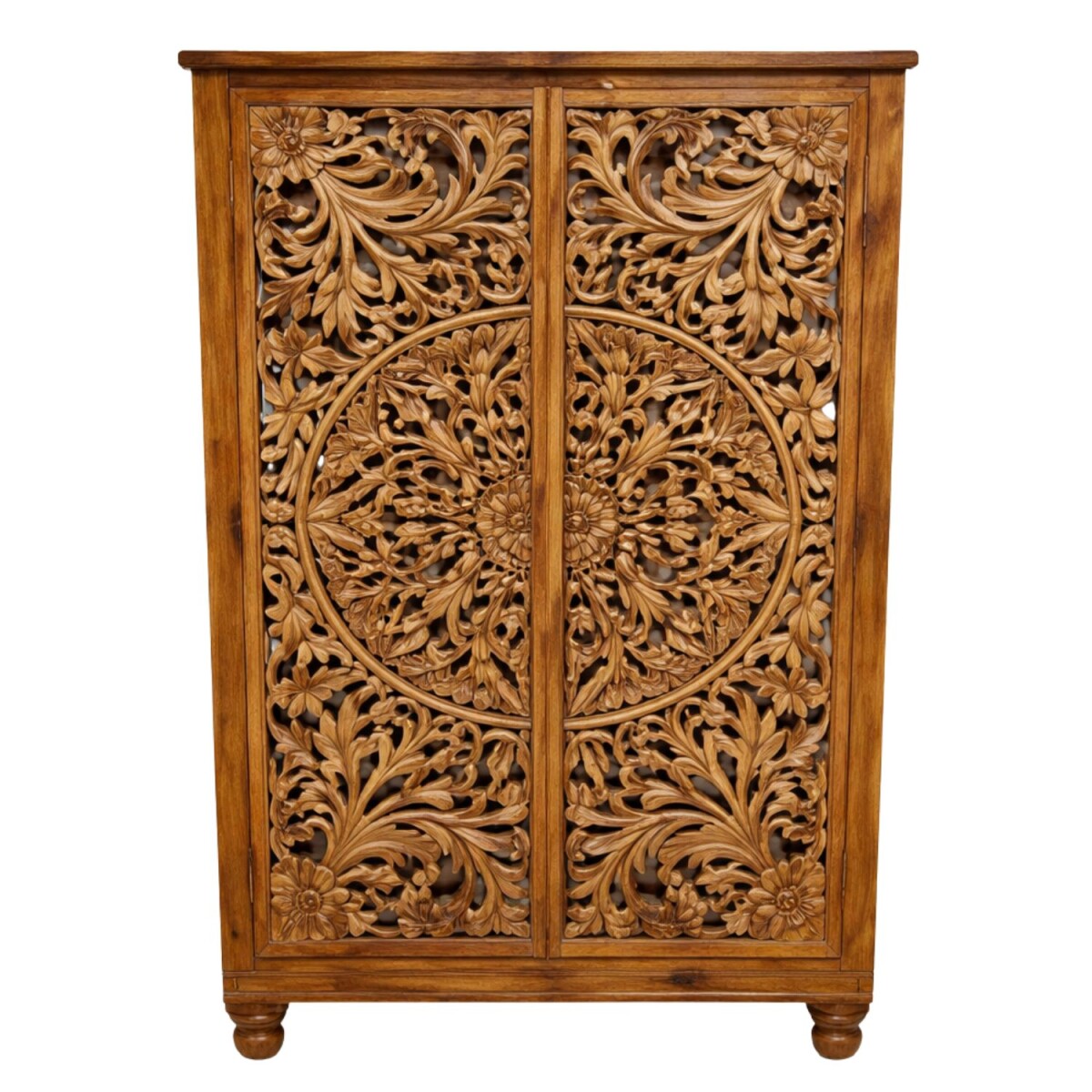 Highboard Rashmi 170 cm massief hout vin box
