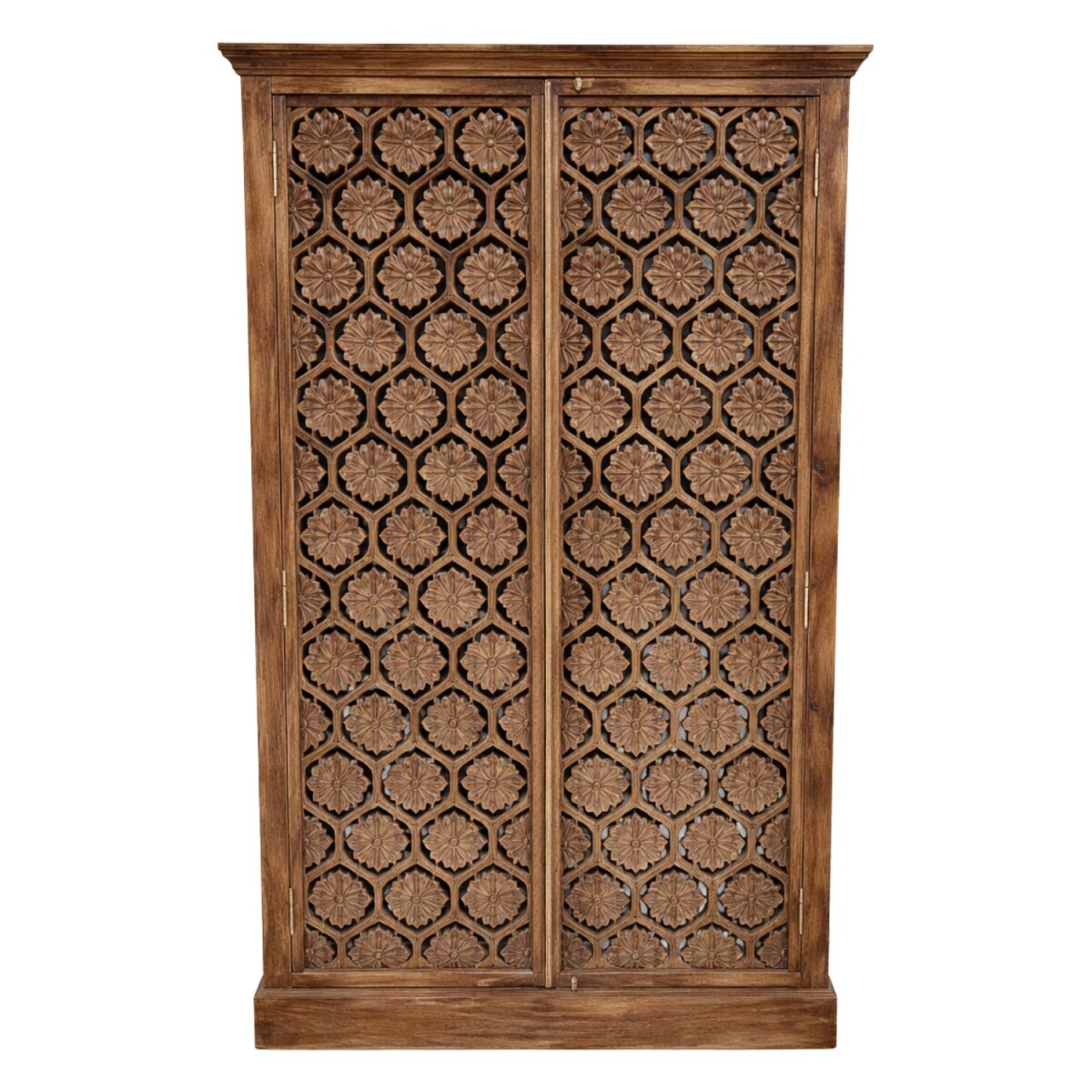 Highboard Rati 195 cm massief hout vinta box