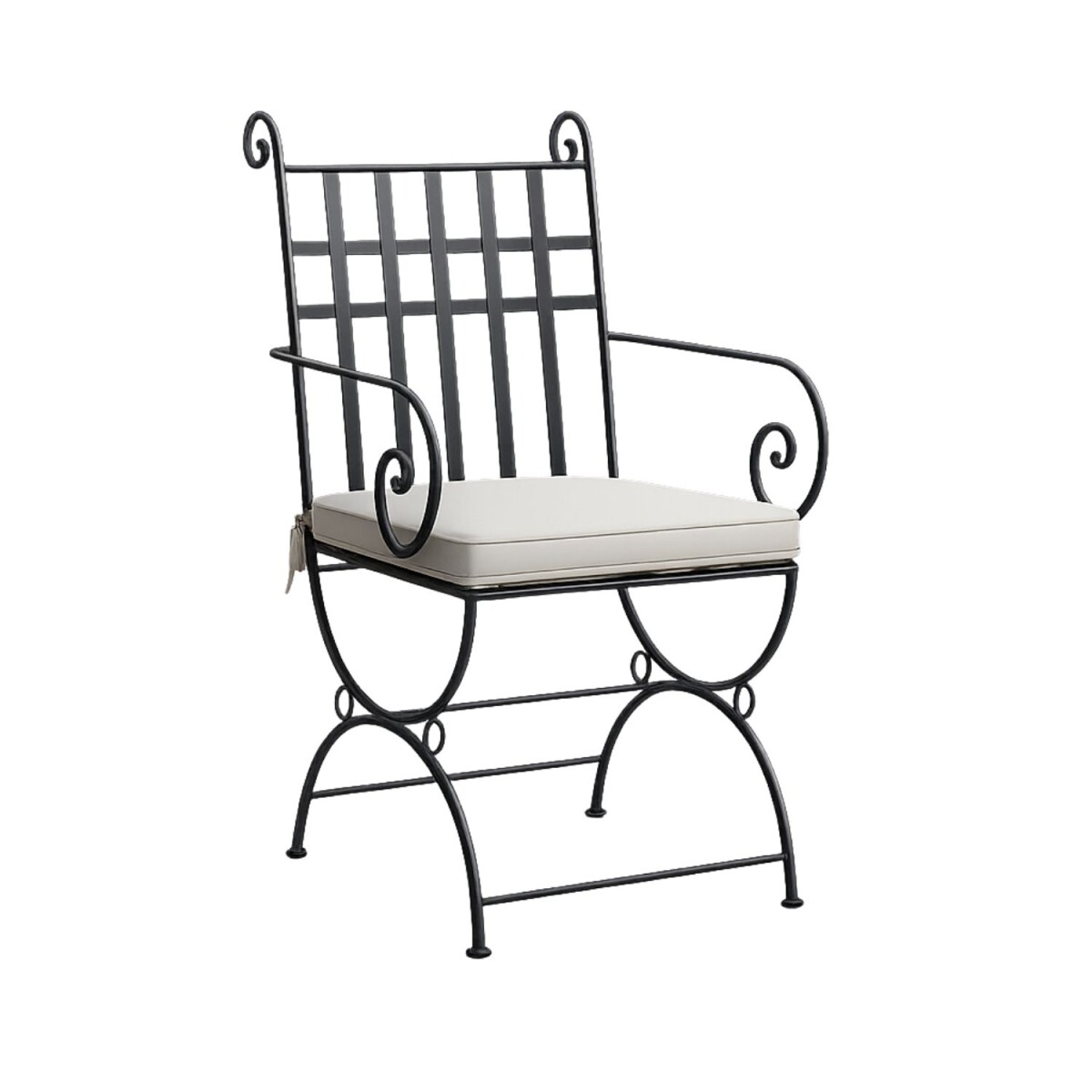 IJzeren stoel Huesca XL, handgesmeed | M box
