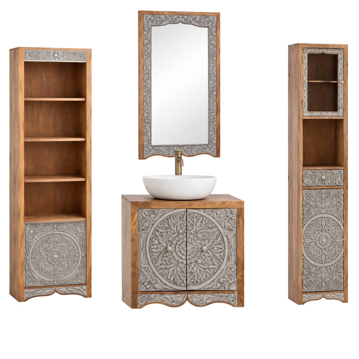 Badkamermeubels Sameer, oosterse stijl,  box