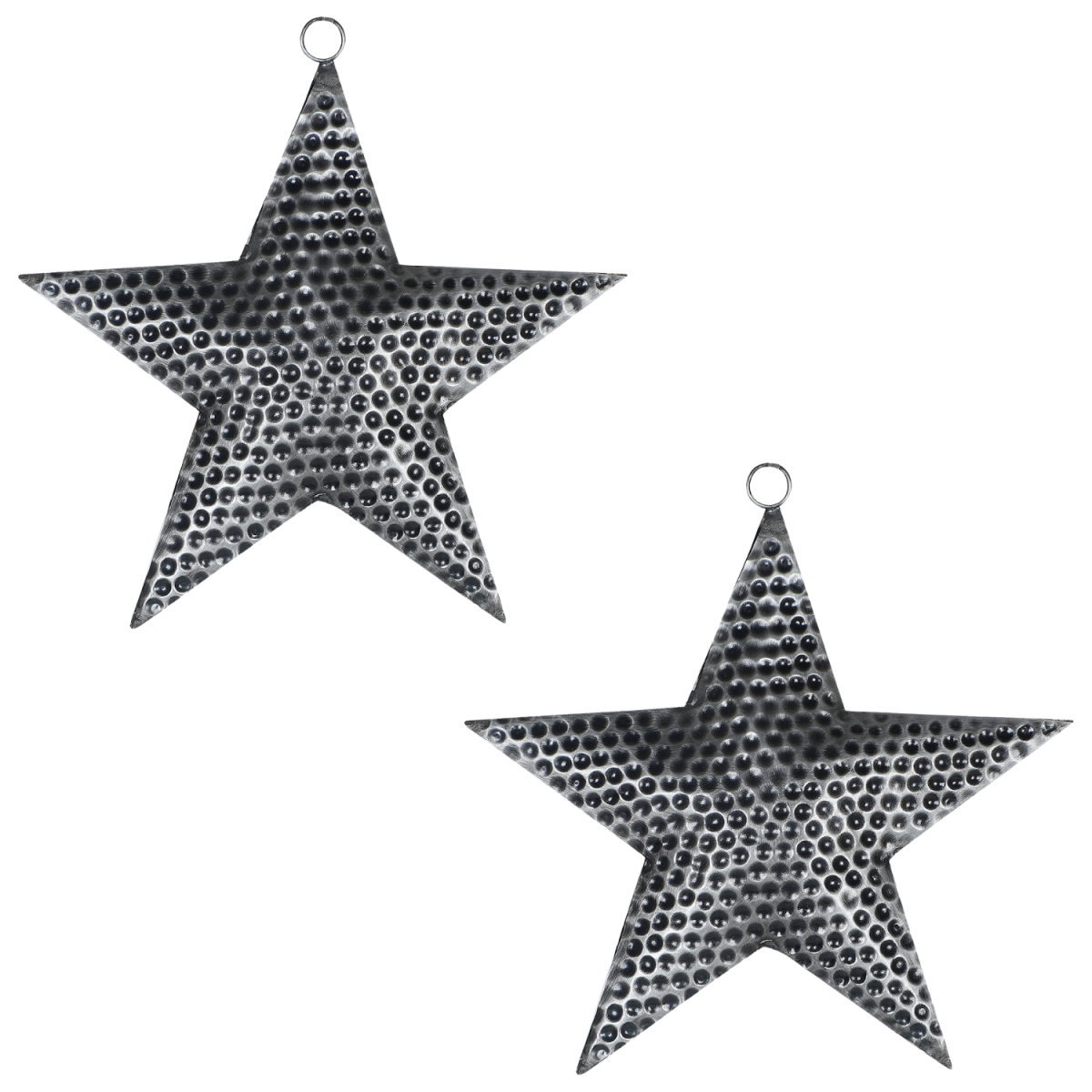 Set van 2 kerstboomversieringen: sterren van 18 cm,...