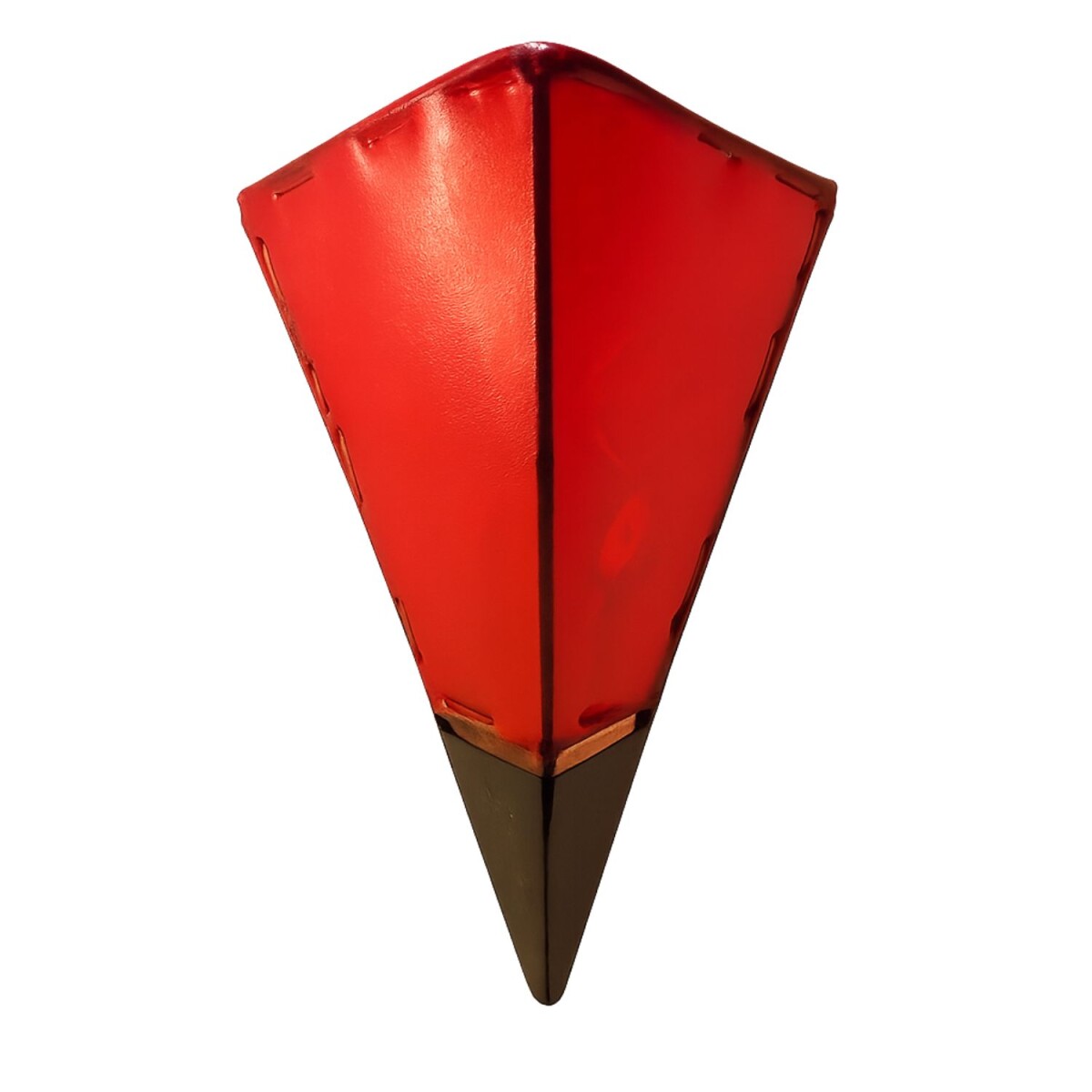 Marokkaanse wandlamp Marwa Rood 30 cm | Handgemaakt in vinta