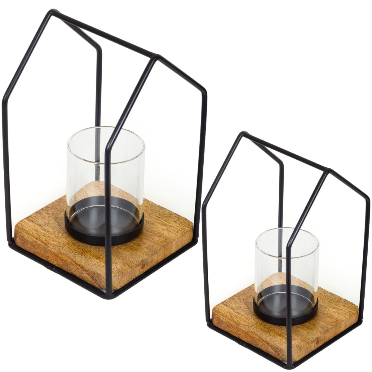 Set van 2 Scandinavische design windlich box