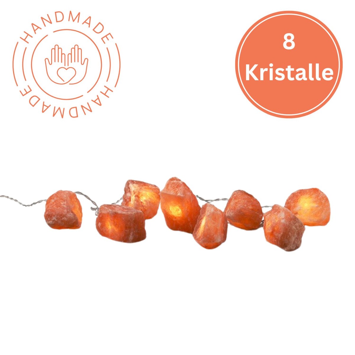 Verlichte zoutkristallen Verlichte kristallen ROCK | 8 krist