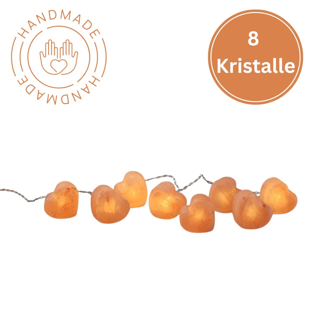 Verlichte zoutkristallen Lichtgevende kristallen HART | 8 kr