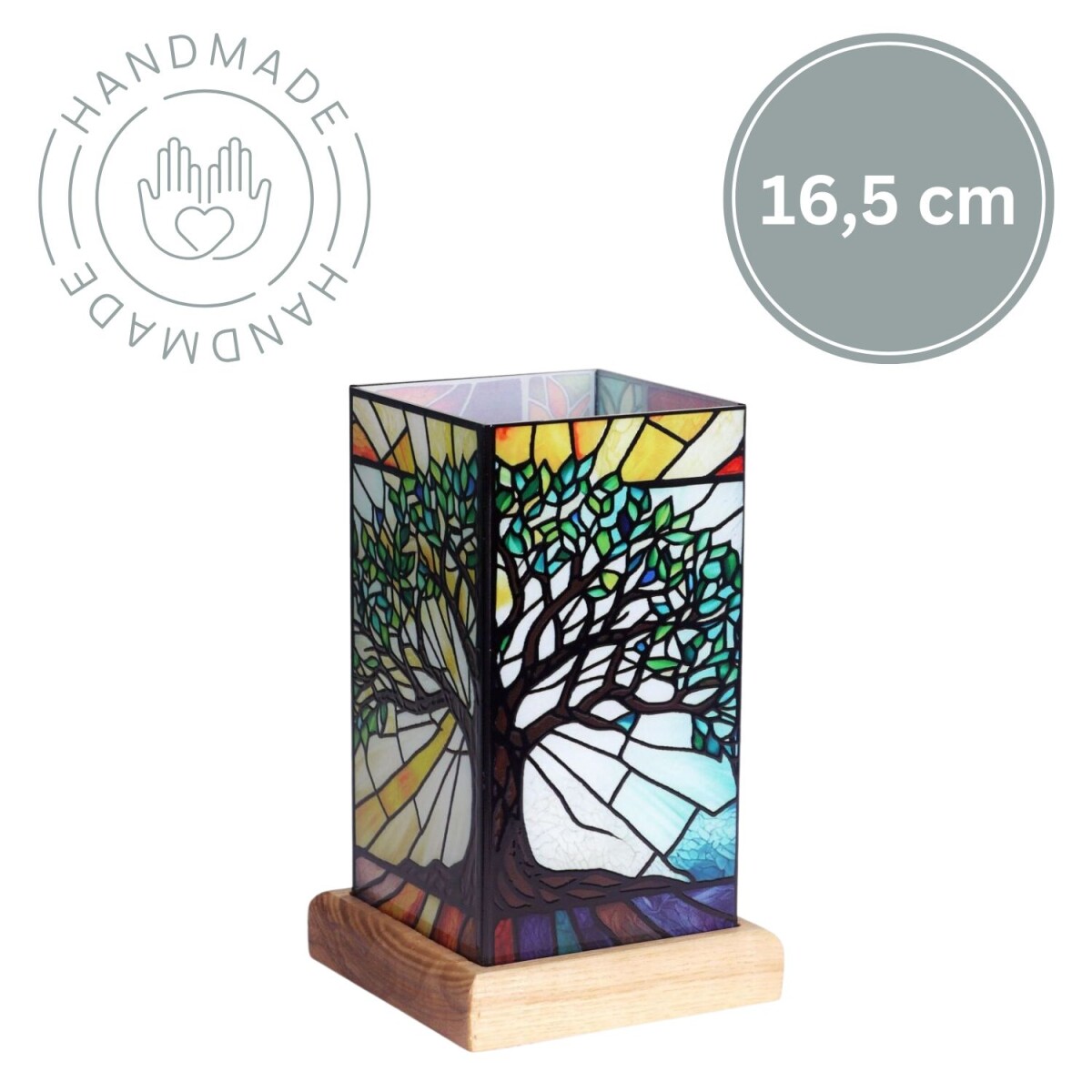 Art Light Boom des levens | Acrylmotief  box