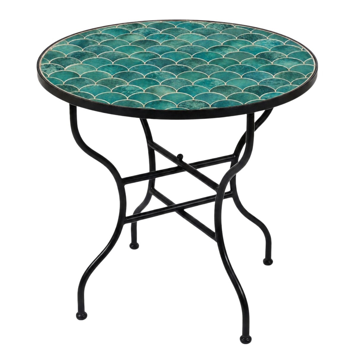 Mosaiktisch Friglia grün Ø80cm klappbar aus Marr