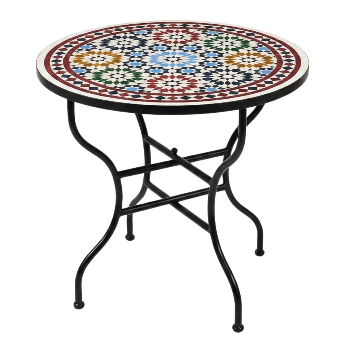 Mosaiktisch Elmana Bunt Ø80cm kla box