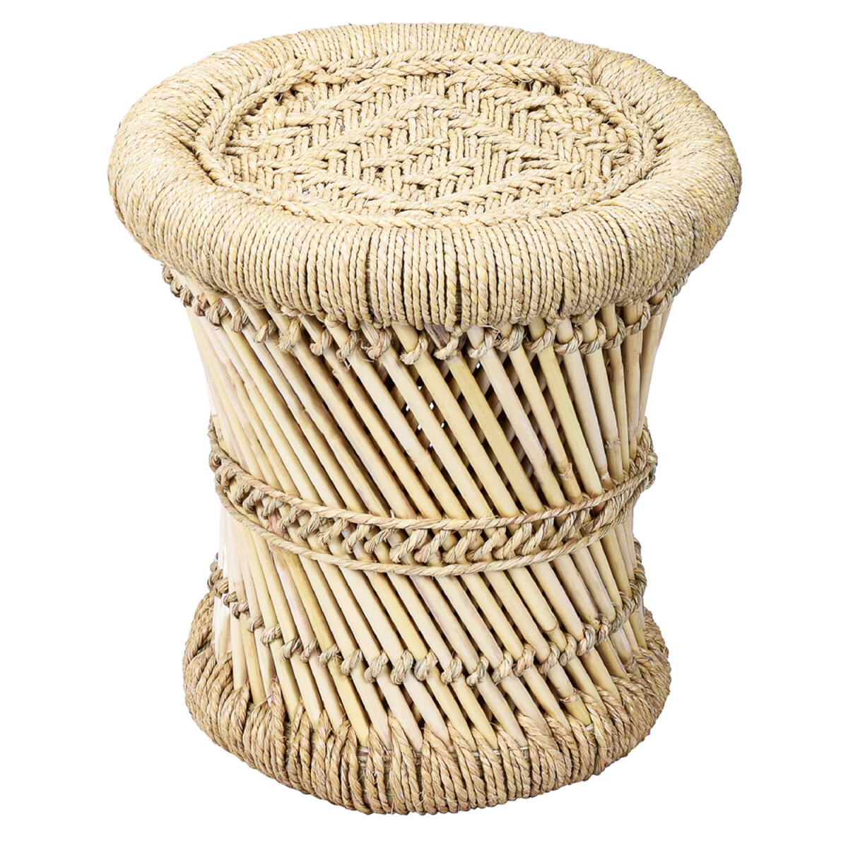 Boho-stijl bijzettafeltje Benita 30 cm box