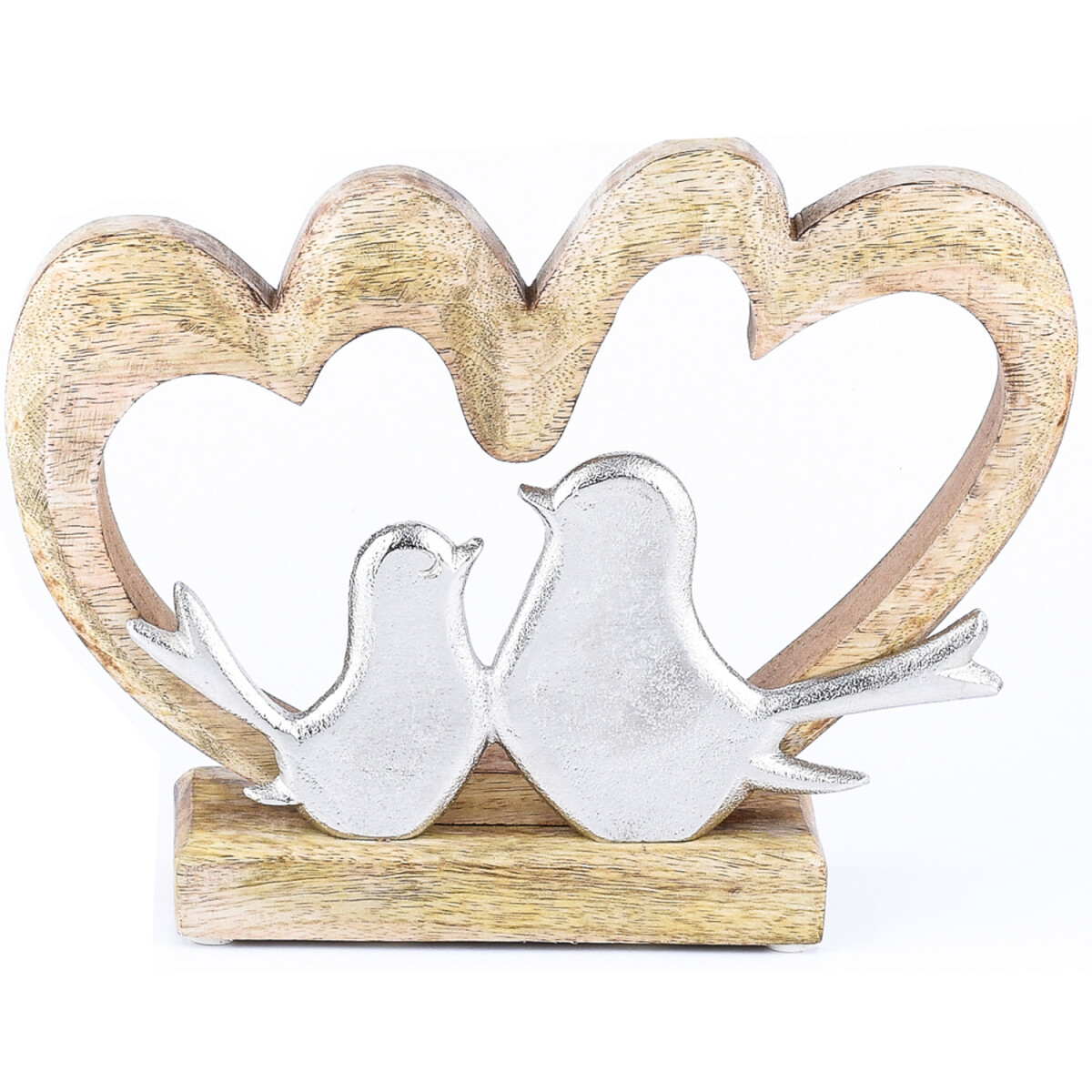 Decoratief figuurtje Hart Amour -5- Hout box