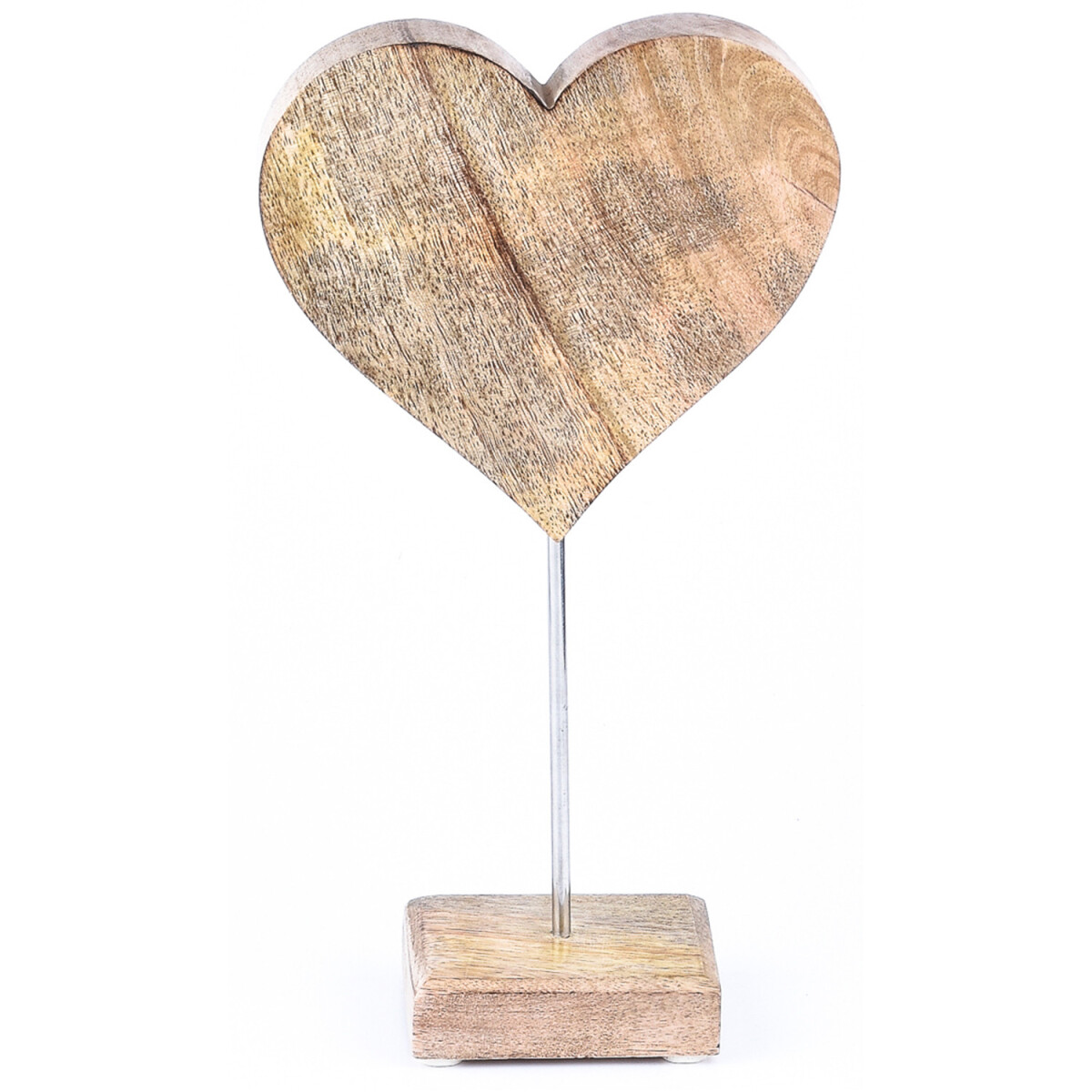 Decoratief figuurtje Hart Amour -6- Hout box
