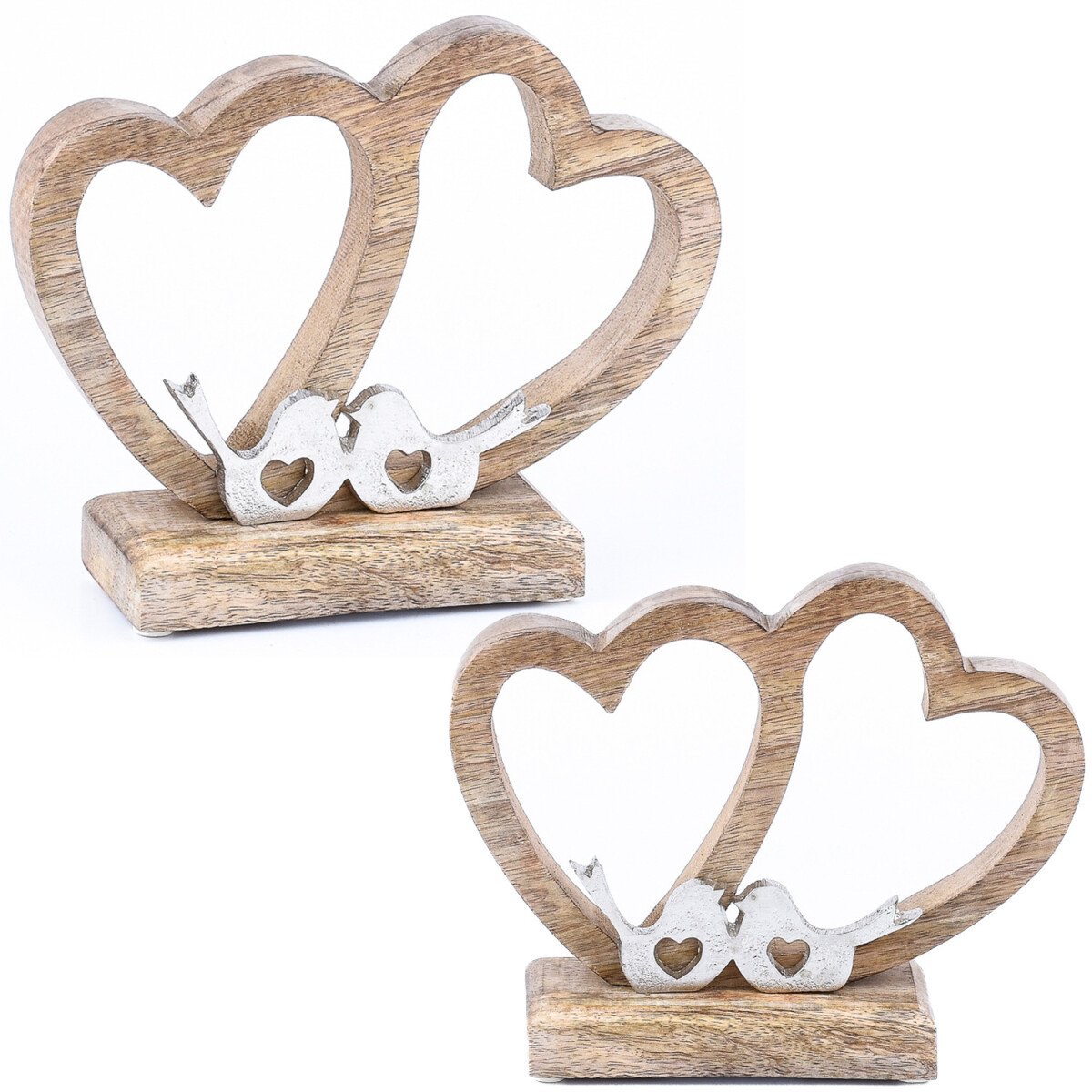 Set van 2 decoratieve standaards, decora box