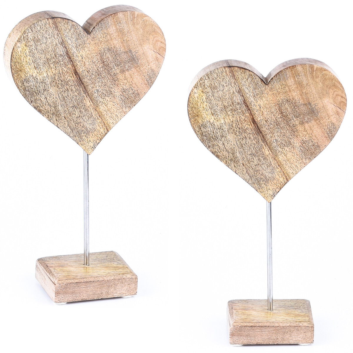 Set van 2 decoratieve hartvormige Amour- box