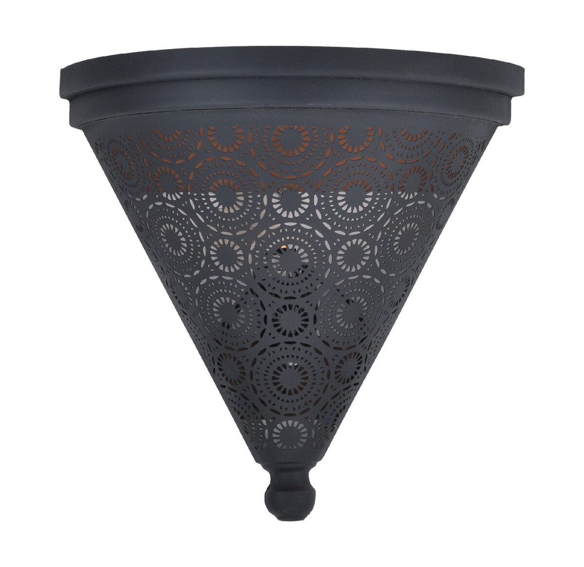 Oosterse wandlamp Firas Zwart H 31 cm |  box