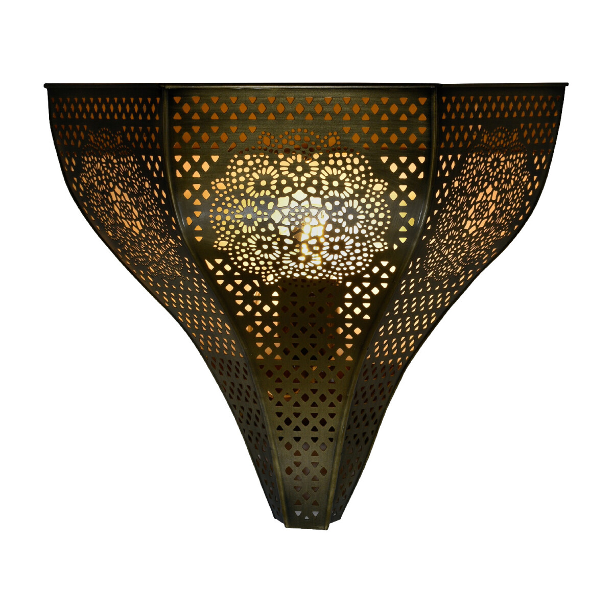 Oosterse wandlamp Yaniv goud antiek | Handgemaakt van metaal