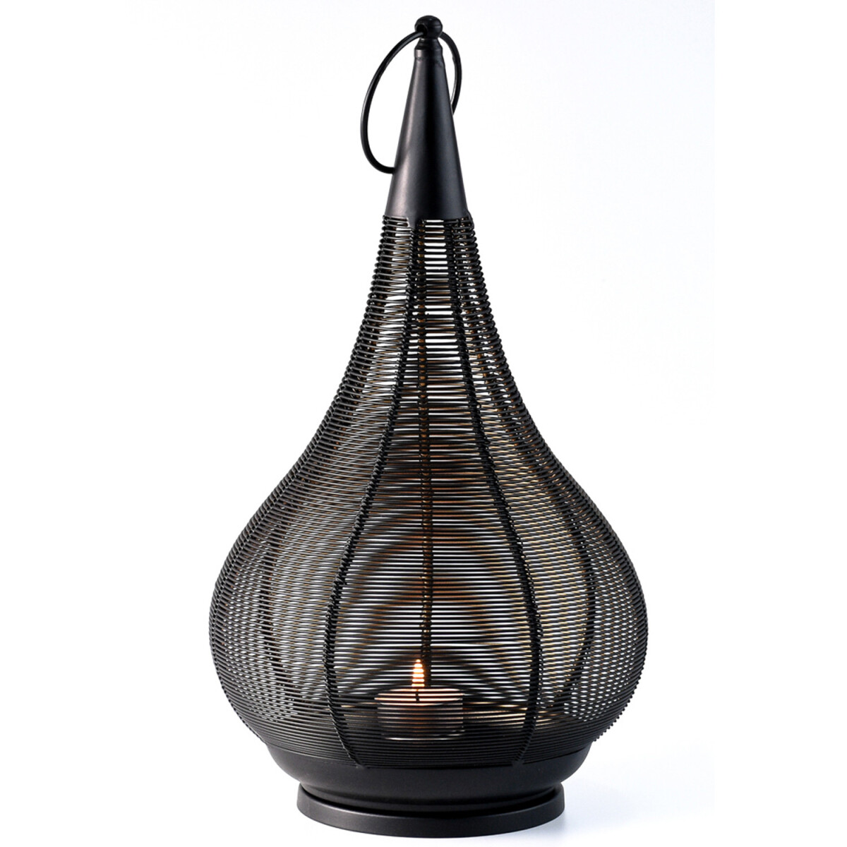 Askil windlicht, zwart, modern, handgema box