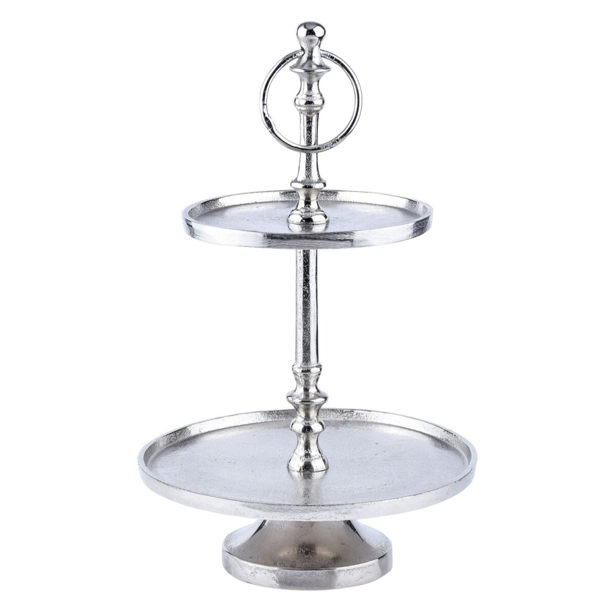 2-etagère, aluminium serveerstand box