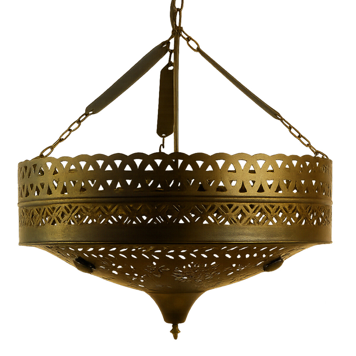 Hanglamp Ashya brons 48 cm | Oosterse la box