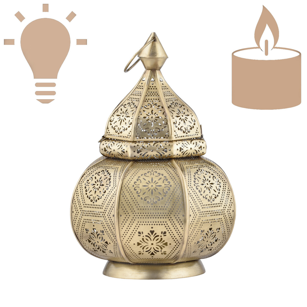 Oosterse lantaarnlamp, nachtlampje Mahan box