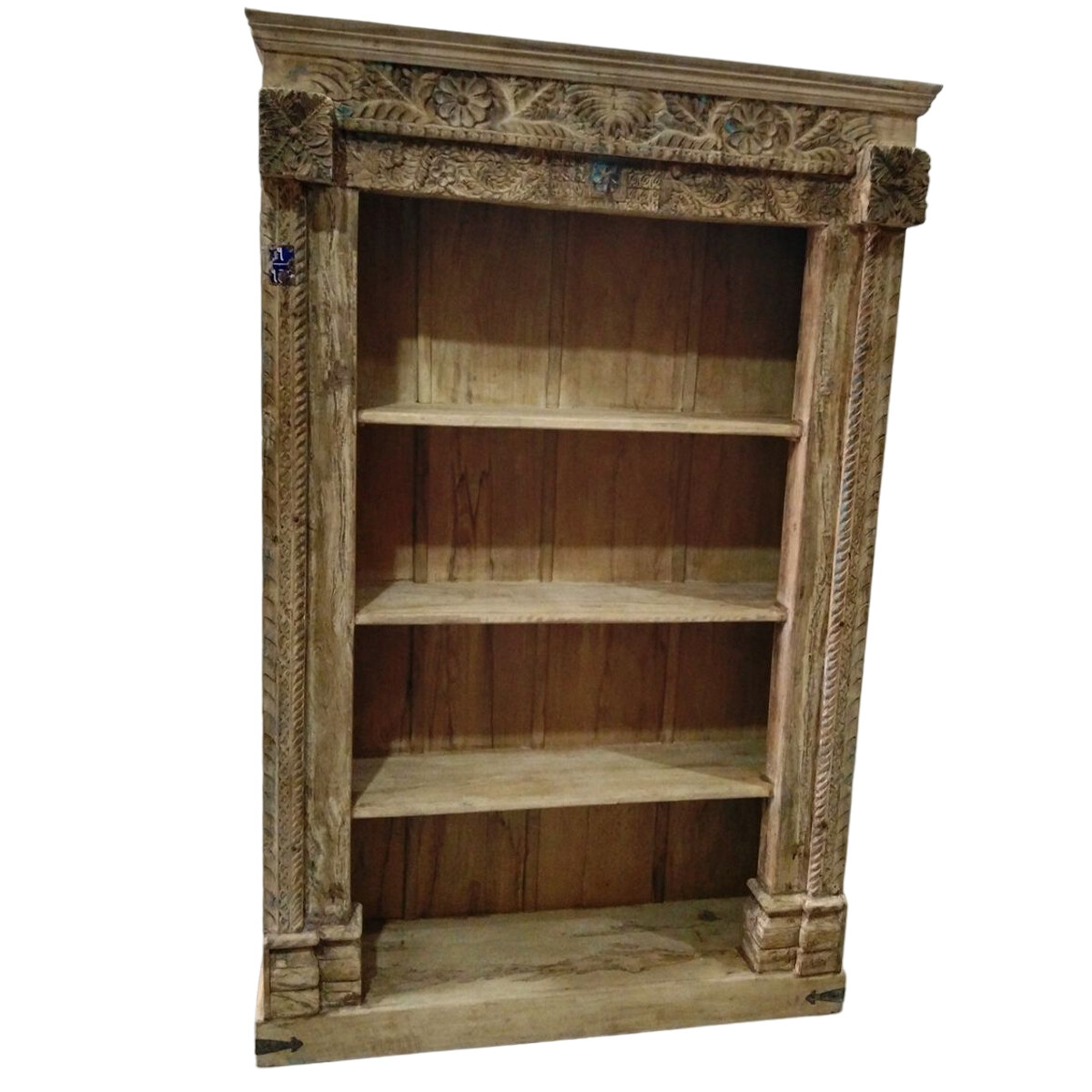 Vintage boekenkast, antiek, 220 cm, mode box