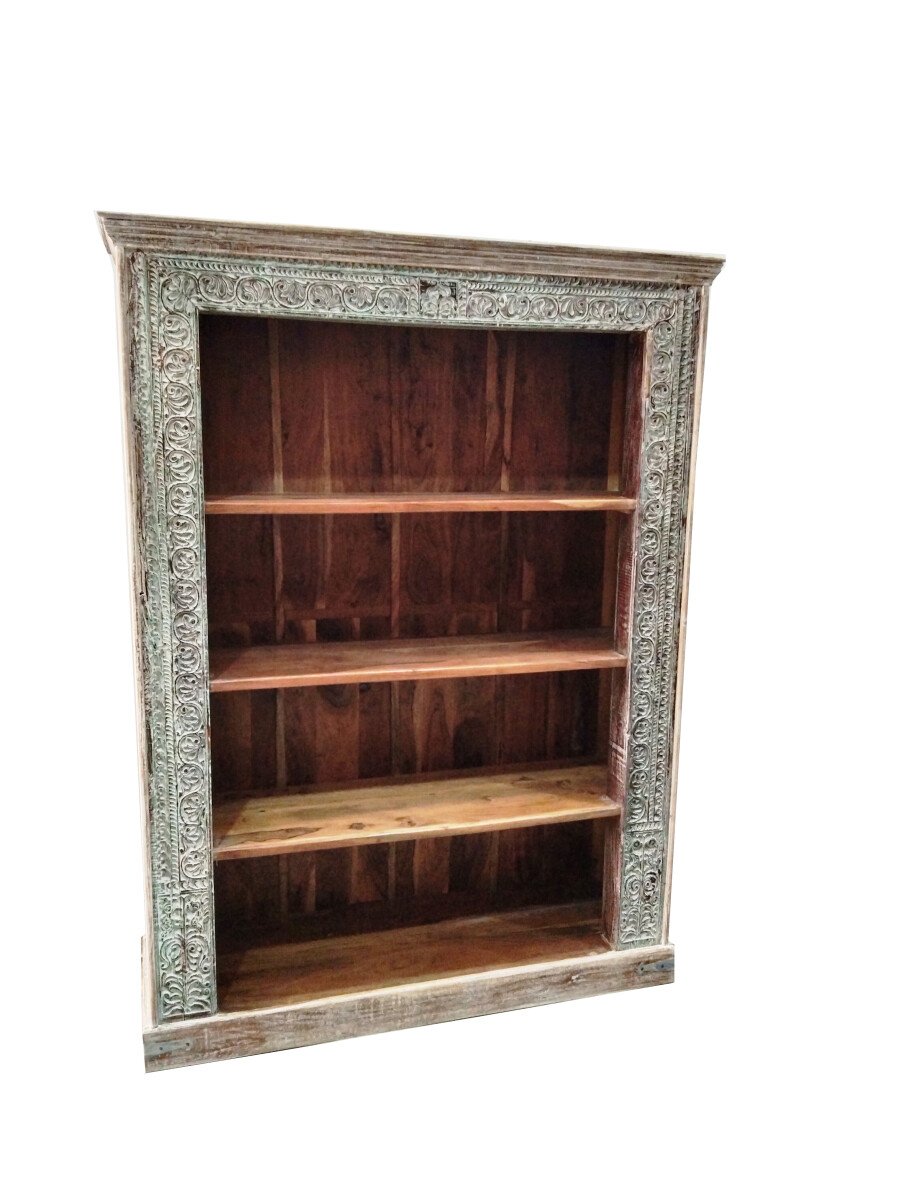 Vintage boekenkast, antiek, 210 cm, mode box
