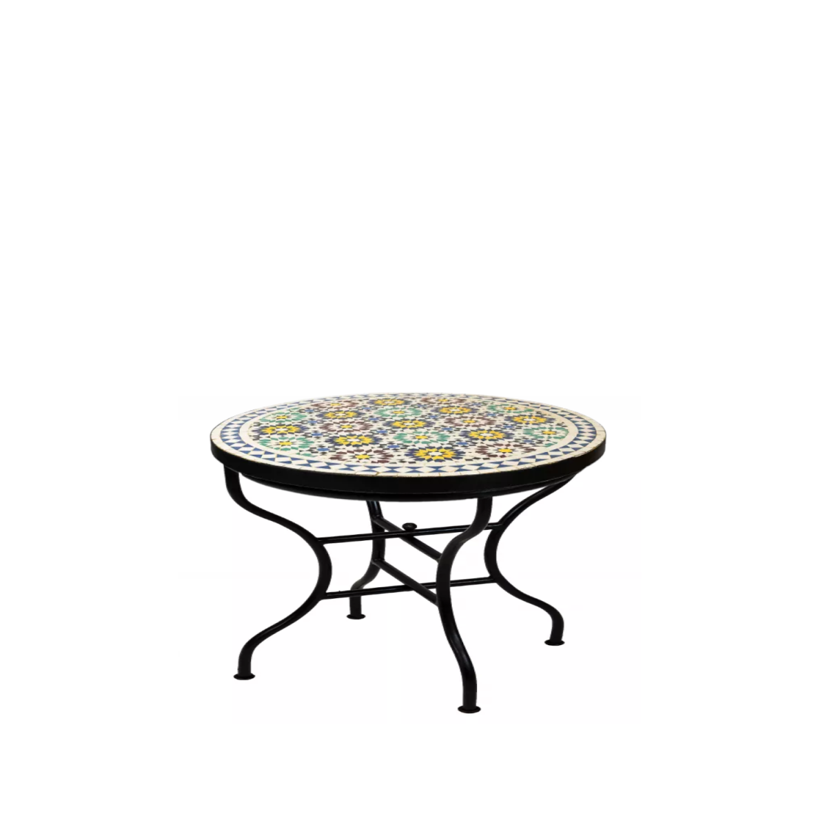 Marokkaanse mozaïektafel Albaicin, veelkleurig, 80 cm, 