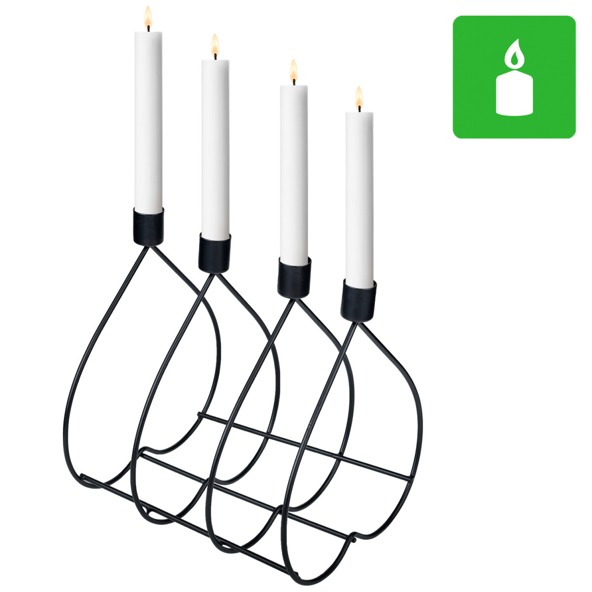 Adventskrans Kerstversiering Kandelaar H box