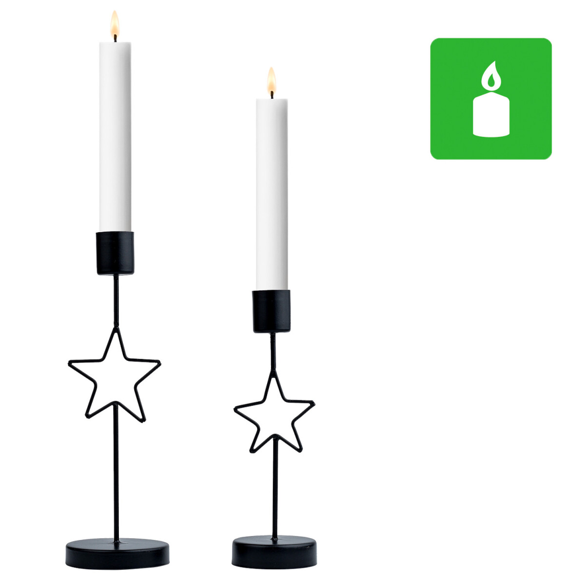 Set van 2 retro kerstversieringen: kande box