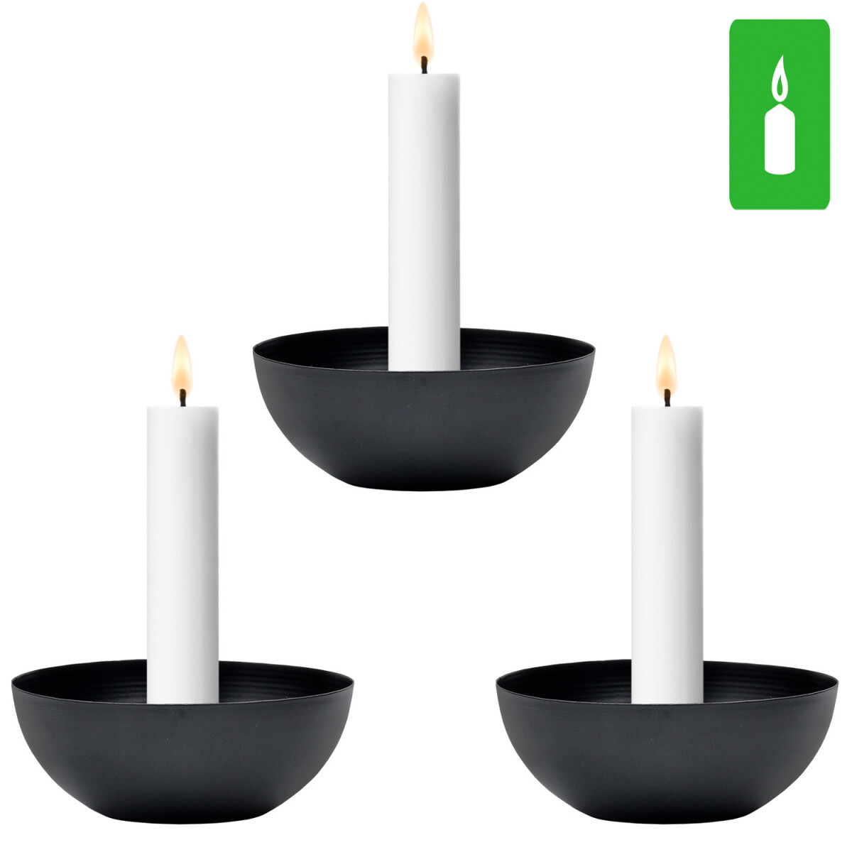 Set van 3 moderne kandelaars – Bok box