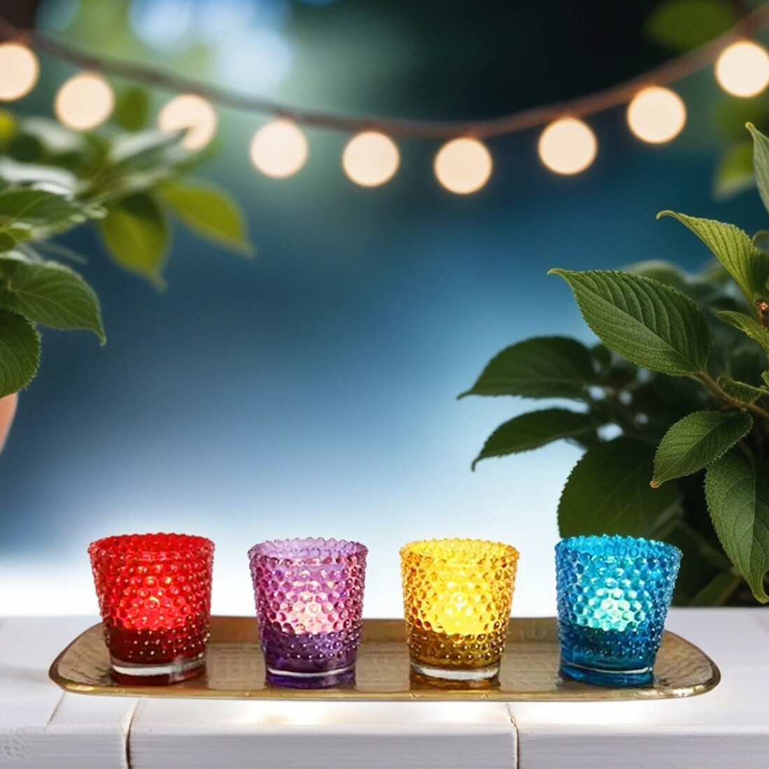 Cadeauset kerstversiering, kleurrijk box