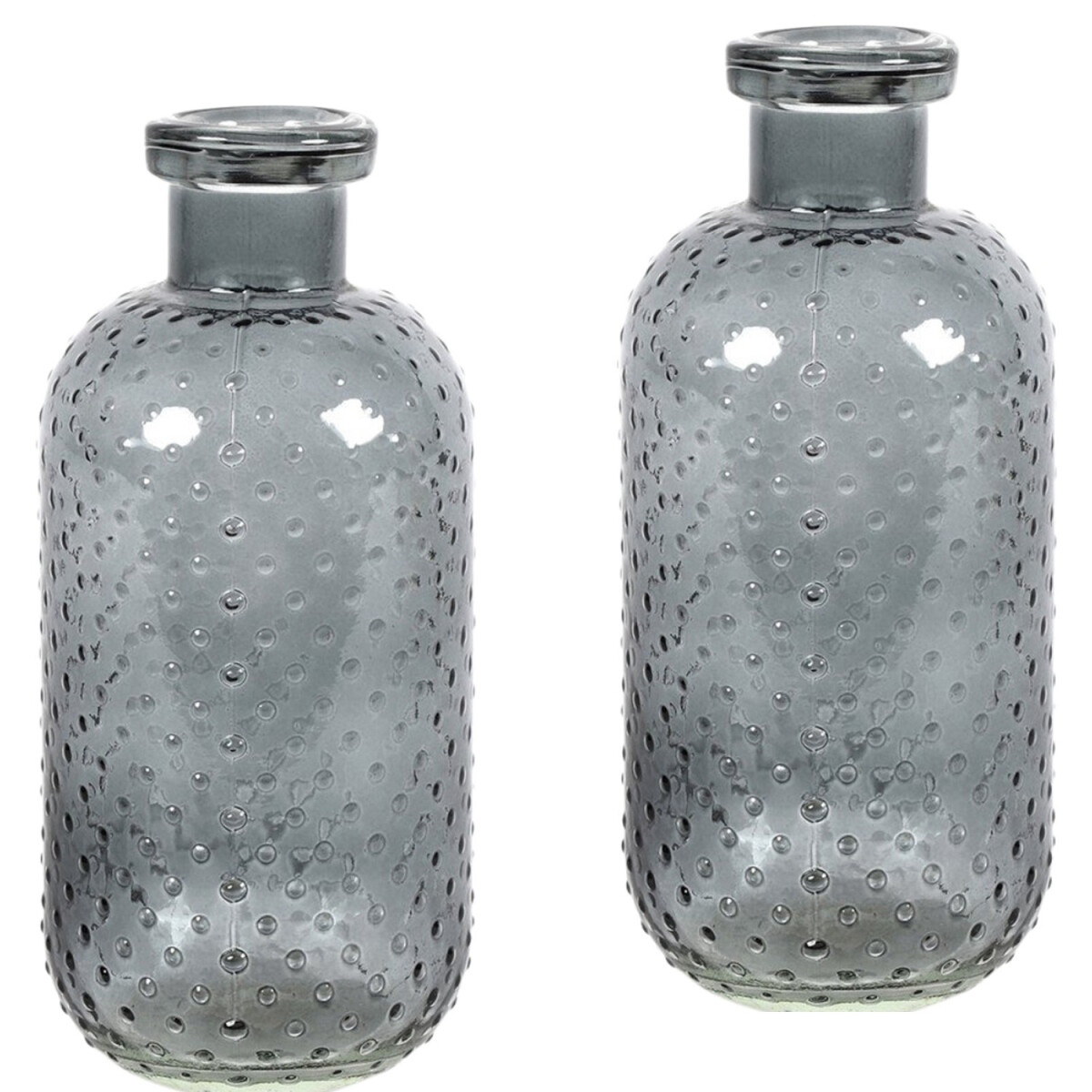 Set van 2 decoratieve vazen Missy Grijs box